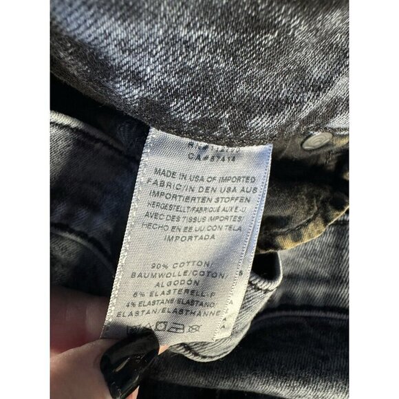 True Religion Women's Sz 25 Halle Moto Mid Rise Super Skinny Jeans Rebel Bleach - Picture 7 of 12